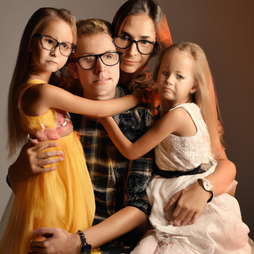 패밀리 사진 샘플, 스튜디오 소프트 조명